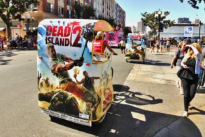 Dead Island Comic Con Pedicabs